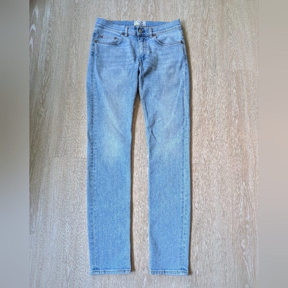 Acne Studios Jeans Men's 30X32 Skinny Light Wash